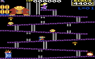 Donkey Kong screenshot 4 for Commodore 64